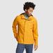 Eddie Bauer Men's Rainfoil Storm Waterproof Rain Jacket - Dark Yellow - Size XL