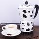 150ml/300ml Aluminum Alloy Cow Printed Coffee Maker Moka Pot Espresso Mocha Latte Percolator Filter Cafetera