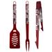 Arizona Cardinals 3 pc Color BBQ Tool Set - Siskiyou Buckle F3CC035