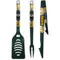 Green Bay Packers 3 pc Color BBQ Tool Set - Siskiyou Buckle F3CC115