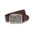 Women's Rhinestone Filigree Belt in Brown, Size Large, by Ariat