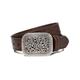 Women's Rhinestone Filigree Belt in Brown, Size Large, by Ariat