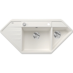 Blanco Silgranit Spülbecken, Lexa 9 E Weiß 42,8 x 34,2 cm