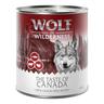 10€ DI SCONTO! 24 x 800 g Wolf of Wilderness umido per cane - The Taste of Canada