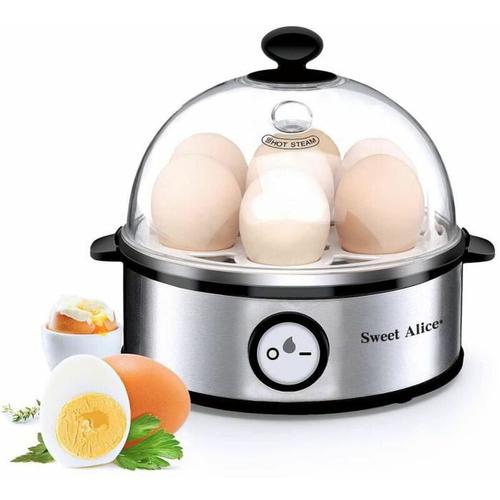 Eierkocher, Elektrischer Eierkocher 360 w BPA-freier Dampfgarer für 1 bis 7 Eier Inklusive Dosierer