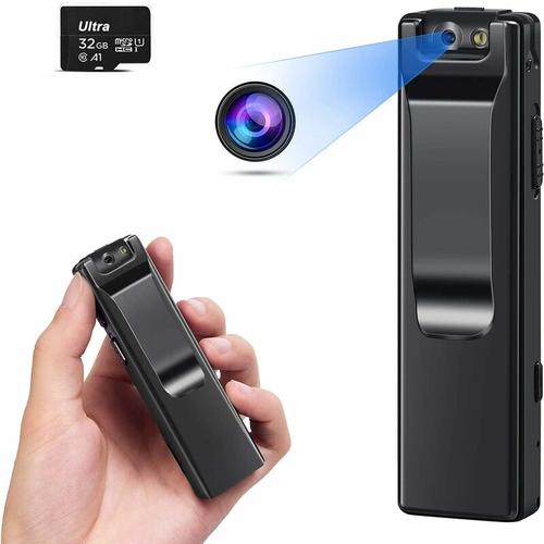 Qiedie - Mini-Kamera-Recorder für Menschen, Taschenkamera, Mini-Kamera, Babysitter-Mini-Kamera,