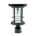 Gama Sonic 20B50033 Silo 10" Tall Outdoor Pier Mount Post Light