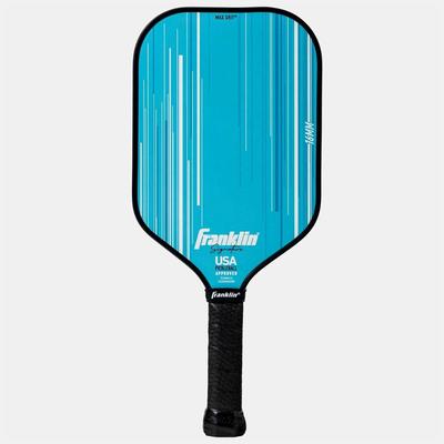 Franklin Signature Fiberglass Pickleball Paddle With Maxgrit 16mm Pickleball Paddles Blue