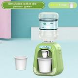 Mortilo Simulation kitchen toy Mini Water Dispenser Pink Drinking Water Fountains Educational Toys Miniature Life Play Scene Model Doll House children toys Green Gift on Clearance