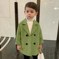 Aayomet Coat For Boys Girls Color Block Rain Jacket Lightweight Waterproof Hooded Raincoat Windbreaker Green 18-24 Months