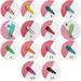 Shop Clearance! Multicolor Snap Hair Clip Fashion Shape Hair Clips Plastic 14 Bright Color Hair Pins Hair Barrettes for Women Ladies Party Wedding