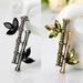 Naierhg Badge Cute Rust-proof Silver Bamboo Jewelry Brooch for Lady