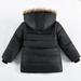 Aayomet Big Boys Winter Coats Winter Warm Coat Children Jacket Fashion Warm Kids Boy Coat Coat Winter Clothes Hooded Jacket Boys Coat&Jacket Black 110