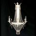 Rosdorf Park Brushed Silver Crystal Sconce Crystal in Gray | 33 H x 20 W x 10 D in | Wayfair EF98B8DED54E4007A27099917A4A19C5