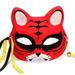 SANWOOD Masque Half Head Masque Breathable Detailed Halloween Supplies Japanese Style Tiger Masque for Cosplay