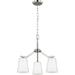 Latitude Run® Shanka 3 - Light Dimmable Classic/Traditional Chandelier Metal in Gray | 16.75 H x 18 W x 18 D in | Wayfair