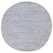 Black/Gray 72 x 72 x 0.75 in Indoor Area Rug - Rosecliff Heights Edelen Hand Loomed Recycled P.E.T. Area Rug in Gray/Black Recycled P.E.T. | Wayfair