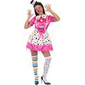 Funidelia | Clown Costume for woman Clowns, Circus, Funny - Costume for adults accessory fancy dress & props for Halloween, carnival & parties - Size S - M - Red