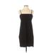 Express Casual Dress - Mini Square Sleeveless: Black Print Dresses - Women's Size Small