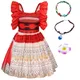 Jurebecia-Costumes de Princesse Moana Ocean Adventure pour Bol Tenues Dos auxavec Accessoires