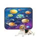 ECZJNT Solar System Planets Vertical Pet Dog Cat Bed Pee Pads Mat Cushion Potty Dogsblankets Crate Bed Kennel 20x24 inch