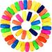 Pencil Eraser Caps Arrowhead Pencils Top Erasers School Erasers Assorted Colors in Bulk for Kids Students Teachers Learning (100-Pack)