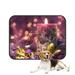 PKQWTM Christmas Still Life In Purple Colors Pet Dog Cat Bed Pee Pads Mat Cushion Potty Dogs Blankets Crate Bed Kennel 14x18 inch