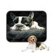 ABPHQTO Close Plane Of A French Bulldog Pet Dog Cat Bed Pee Pads Mat Cushion Potty Dogs Blankets Crate Bed Kennel 14x18 inch