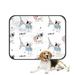 ECZJNT French Bulldog Pet Dog Cat Bed Pee Pads Mat Cushion Potty Dogsblankets Crate Bed Kennel 25x30 inch