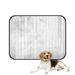 PKQWTM Wood Old white wood texture Pet Dog Cat Bed Pee Pads Mat Cushion Potty Dogs Blankets Crate Bed Kennel 36x48 inch