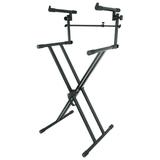 Rockville RKS42X X-Stand 2-Tier Keyboard Stand w/ Quick Release Fits Yamaha MX61