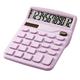 Hesroicy Desktop Calculator - Battery/Solar Power Sensitive Button Anti-slip Base Oblique Perspective High Clearly Accounting Financial Tool 12 Digits Large Screen Electronic Calculator