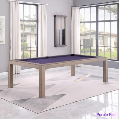 Olivia GreyWash Ash 7ft Billiard Slate Pool Table with dining top