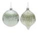Beaded Irredescent Glass Ornament (Set of 6)