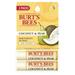 Coconut and Pear Moisturizing Lip Balm Twin Pack by Burts Bees for Unisex - 2 x 0.15 oz Lip Balm