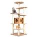 Shimano 69" Cat Tree Manufactured Wood in Brown | 69 H x 34 W x 34 D in | Wayfair hin60519437