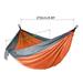 Dark Blue & Grey Camping Double Hammock for 2 Persons Lightweight and Breathable Ideal for Hiking and Backpacking Traveling and Backyard Patio
