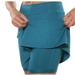 FAKKDUK Flowy Athletic Shorts for Women Running Girls Two Piece Pleated Quick-Drying Comfy Shorts Ladies Tennis Skirt Sports Skirt Shorts Womens Skirt Shorts for Summer Casual XXXXXL&Green