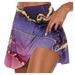 Mlqidk Skorts Skirts for Women Athletic Golf Skort Activewear Built-In Shorts Sport Outfits Workout Running Mini Skirts Purple M