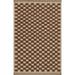 Brown/White 120 x 96 x 0.25 in Area Rug - AllModern Azle Geometric Handmade Flatweave Area Rug in Brown/Beige | 120 H x 96 W x 0.25 D in | Wayfair