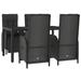 Red Barrel Studio® 4 - Person Seating Group w/ Cushions in Black | Outdoor Furniture | Wayfair 4AC4D714BECA448495D3B6CC1EA1CECA