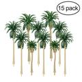 15pcs Scenery Model Coconut Palm Trees HO N Z Scale