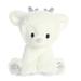 Aurora - Small White Holiday - 8 Dashing Reindeer - Festive Stuffed Animal