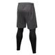 Yievot Men s Padded Bike Pants for Men Cycling Clearance Tight High Waist Yoga Jogger Hiking Compression Pants Gray XL