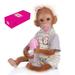 Dcenta Decdeal Realistic Monkey Doll 16 inch 40 cm Lifelike Monkey Handmade Detailed Painting Art with Yellow Stripe T-shirt