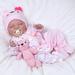 RSG Reborn Baby Dolls 20-Inch Cloth Body Realistic Newborn Baby Dolls Sleeping Smile Lifelike Baby Girl Handmade Real Life Reborn Dolls with Toy Accessories Gift Set for Kids Age 3+