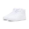 Sneaker PUMA "Caven 2.0 Mid Sneakers Erwachsene", Gr. 39, weiß (weiß silber metallic), Obermaterial: Synthetik, Textil; Futter: Textil; Laufsohle: Gummi, Schuhe