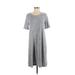 Gap Casual Dress - Shift: Gray Marled Dresses - Women's Size Small