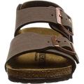 Birkenstock New York Birko-Flor, Style-No. 87033, Children Sandals, Mocca Nubuk, EU 25, slim width