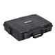 MEIJIA Portable Waterproof Protective Hard Case,Compact Camera Case with Customizable Fit Foam Insert, Elegant Black, Fit for camera, drone, lens, telescope, computer, 21.62"X17.25"X4.87"
